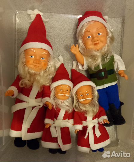 Кукла гдр времен дед мороз, санта СССР