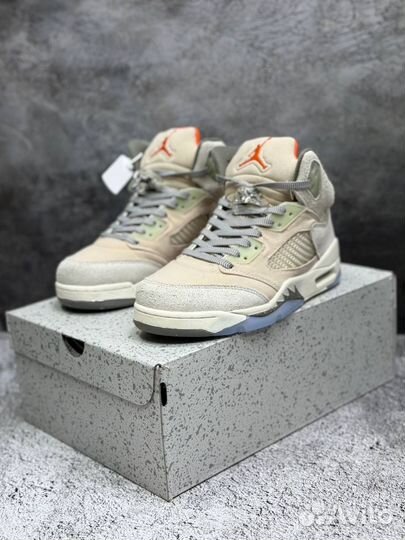 Кроссовки мужские Nike Air Jordan 5 (41-45) LUX