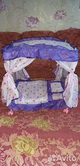 Игрушка кроватка для кукол