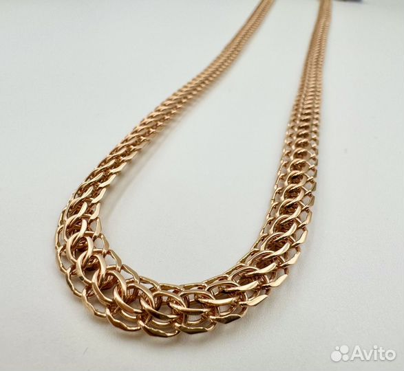 Цепь Золотая Мужская Италия 41,53гр 60см