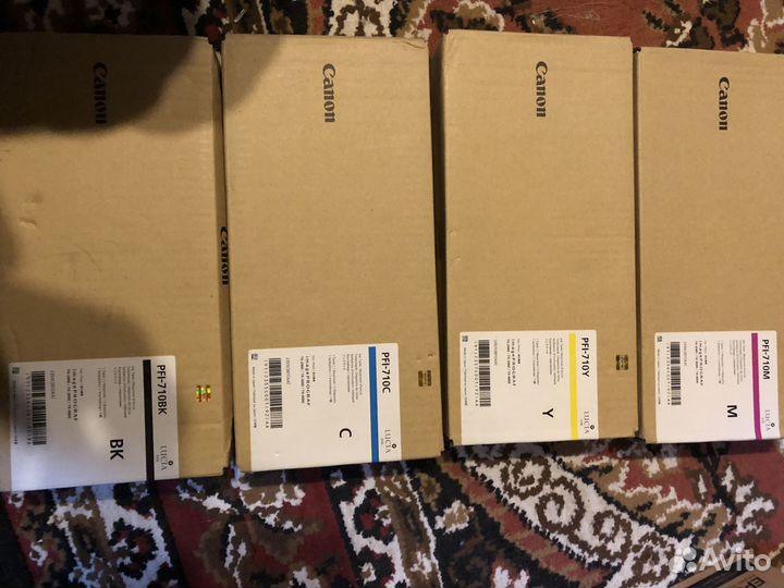 Оригинальные картриджи для плоттера Canon
