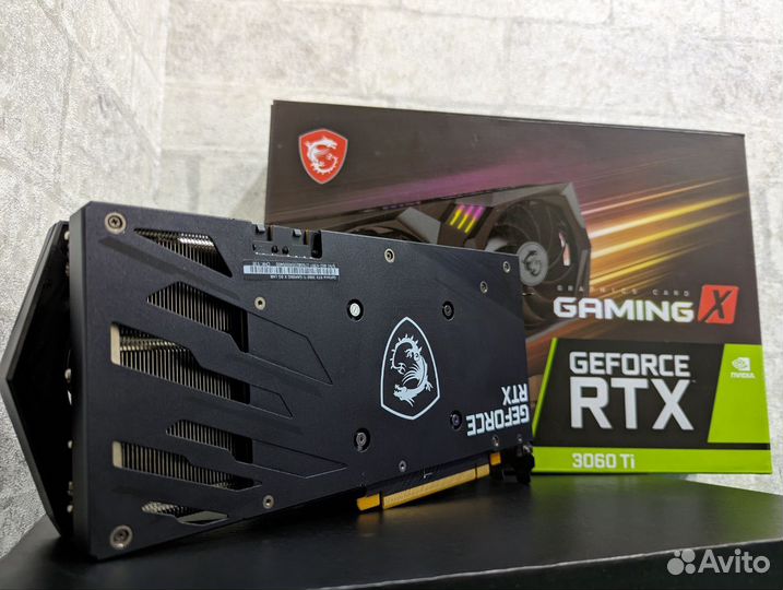 Видеокарта Rtx 3060ti Msi Gamig X.Чек.Сост нов