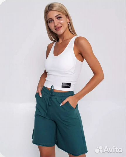 Шорты бермуды женские