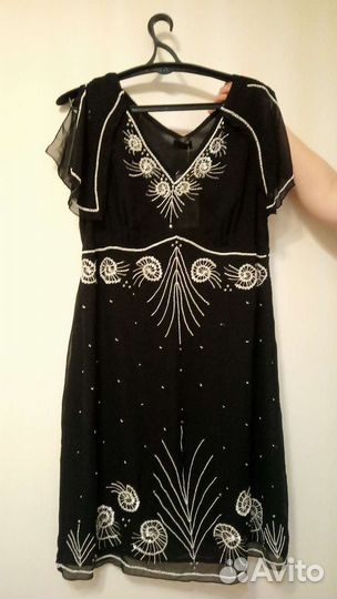 Летнее платье шифоновое 46 размер