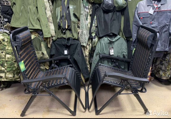 Усиленные шезлонги 3шт