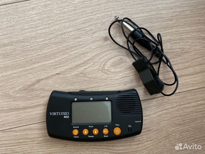 Метроном-тюнер virtuozo хроматический для гитары