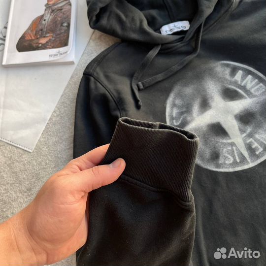 Зип худи stone island