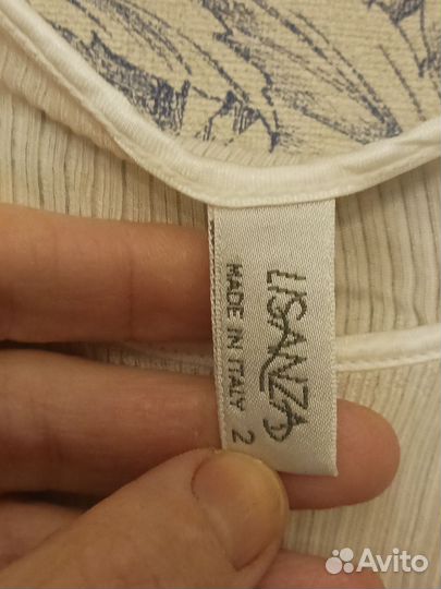 Топ тонкий бесшовный lisanza шелк италия