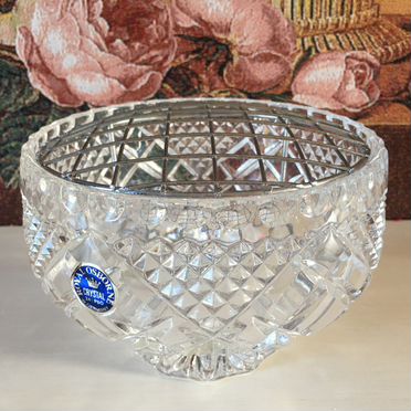 Хрустальная ваза для цветов rose bowl Germany