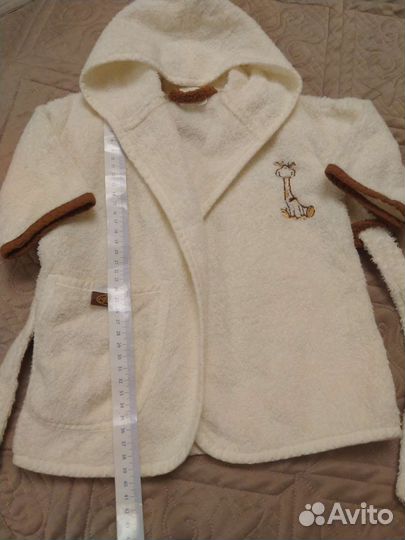 Халат махровый 0-12 месяцев