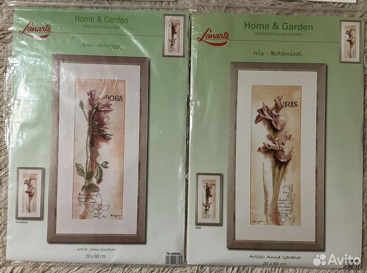 Наборы для вышивания крестом Lanarte