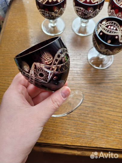 Бокалы фужеры стопки хрусталь СССР