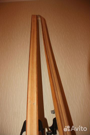Лыжи деревянные