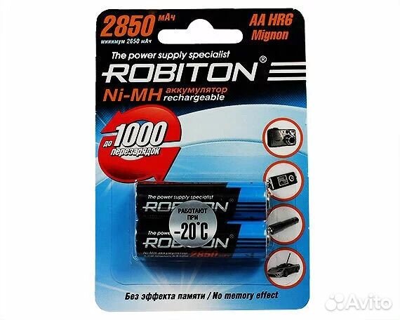 Аккумуляторы Robiton 18650,AA,AAA