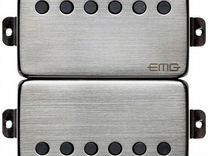 Сет звукоснимателей EMG 57/66 Set Brushed Chrome