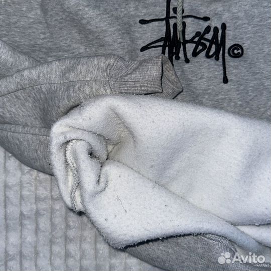Толстовка stussy серая
