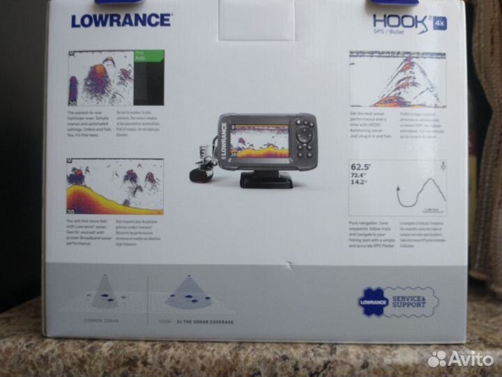 Эхолот lowrance hook2 4x