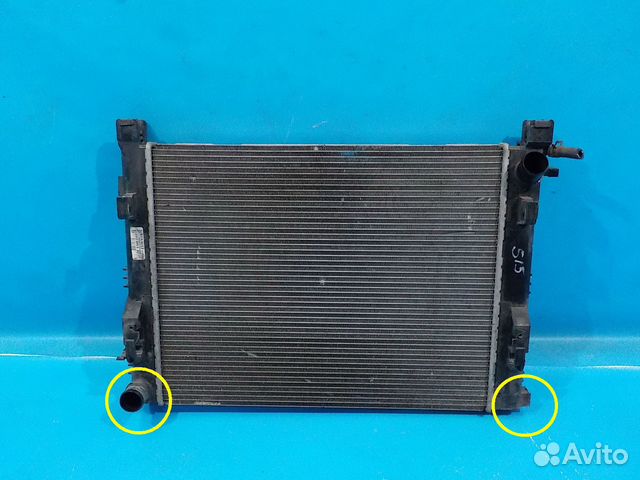 Радиатор охлаждения двигателя renault Duster 1 201