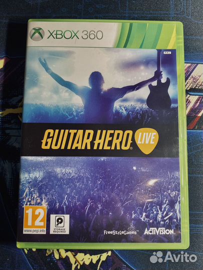 Игра на xbox360 guitar hero 2 диска