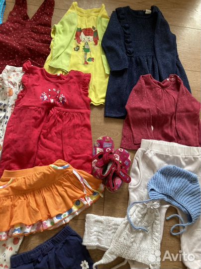 Одежда на девочку пакетом 80-86