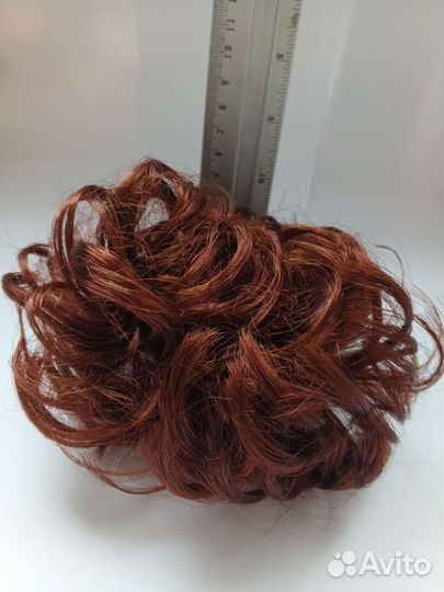 Шиньон на резинке, пучок для волос, резинка