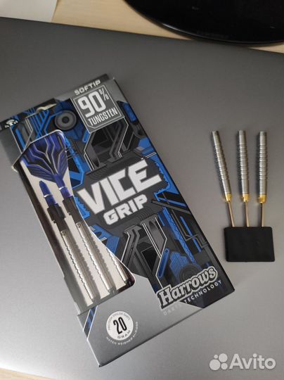 Дротики harrows vice grip soft 20gr 90 tungstin