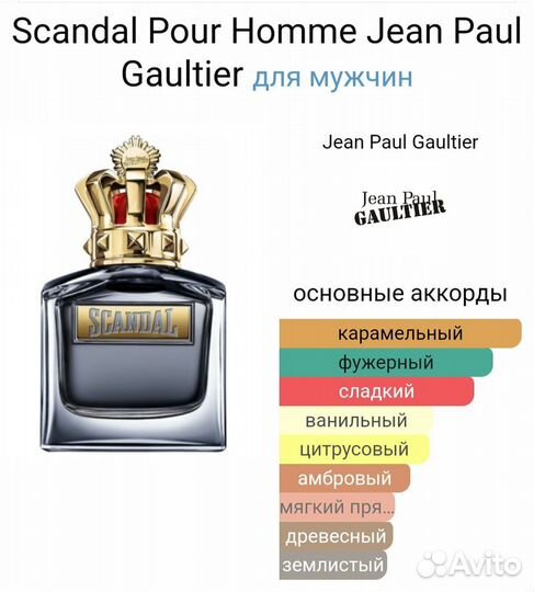 Мужская туалетная вода Jean Paul Gaultier