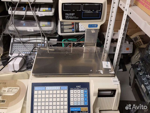 Весы торговые с принтером CAS LP-II-15/CAS 5000