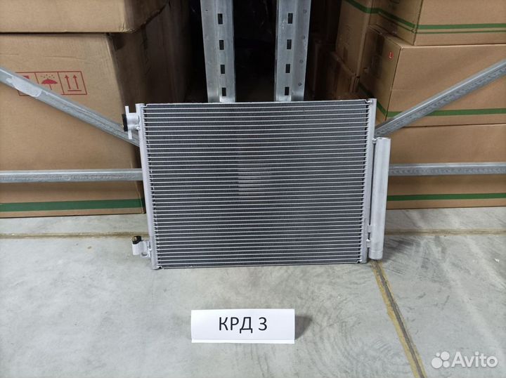 Радиатор кондиционера Рено Логан 2