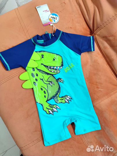 Новый солнцезащитный рашгард купальник 92-104