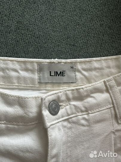 Шорты женские белые джинсовые новые lime 44 размер