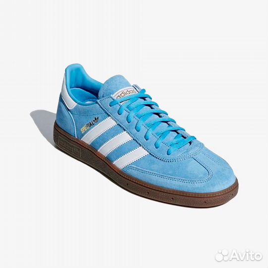 Кроссовки adidas spezial голубые blue