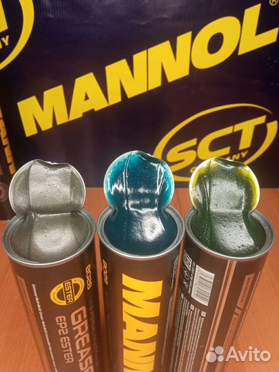 Смазка в тубах в ведрах манол синяя