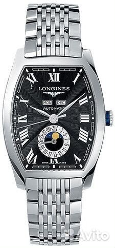 Часы Longines Evidenza Moon Phase полный календарь