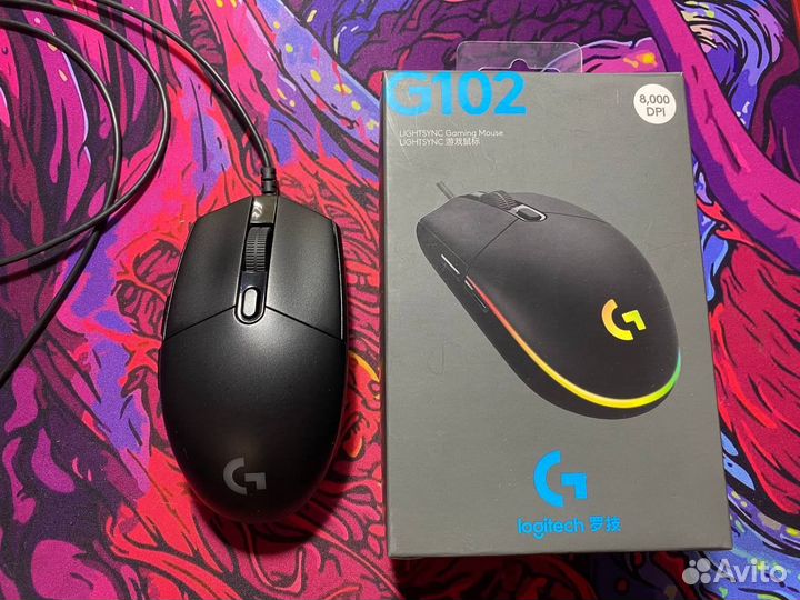 Игровая мышь logitech g102