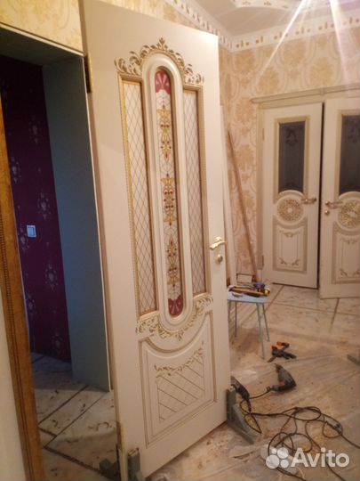 Двери установка