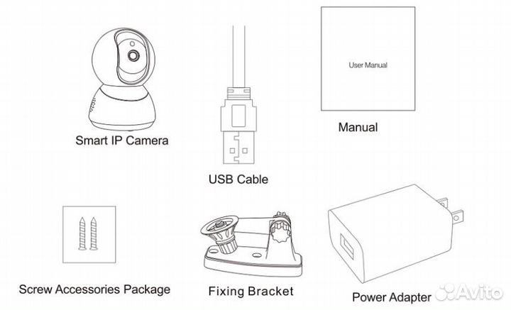 IP-камера Xiaomi Smart 1080p Wi-Fi+LAN -Гарантия