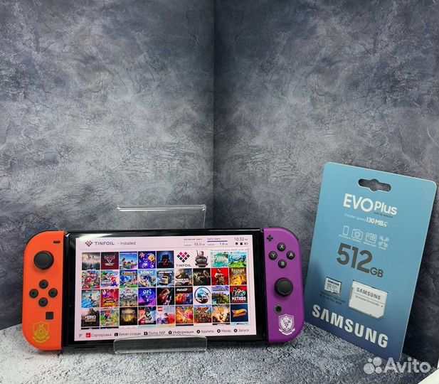 Nintendo Switch Oled + Игры + Tinfoil