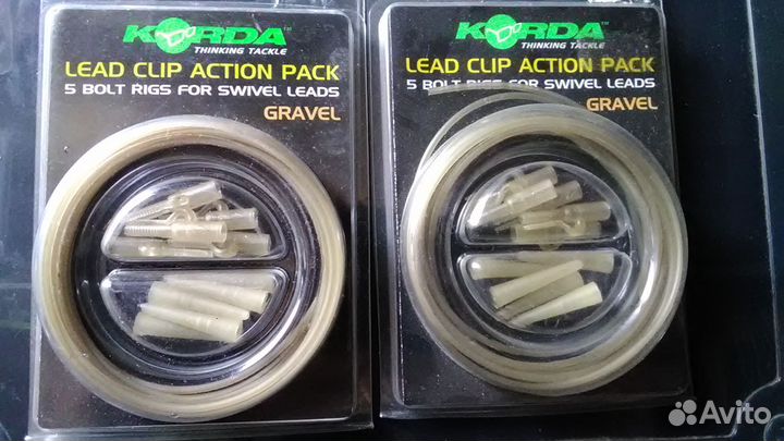Korda lead clip action pack +rig rings