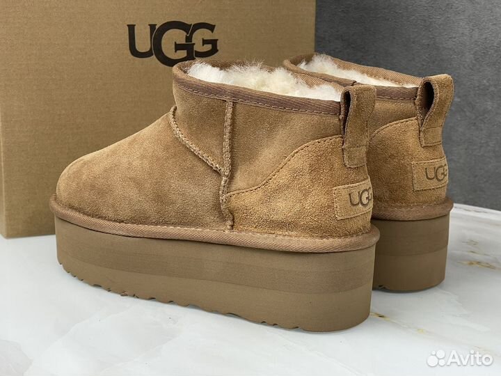 Ugg Classic Ultra Mini Platform Chestnut платформе