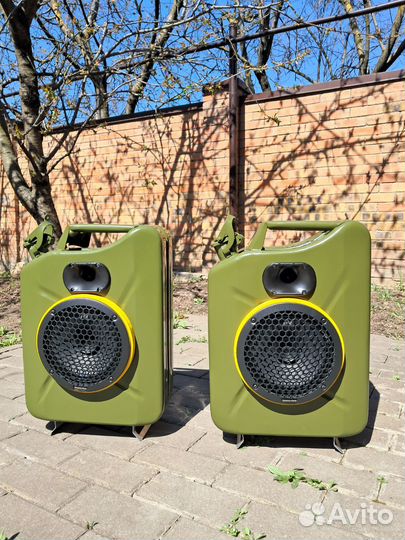 Колонки акустические в стиле Loft,новые,комплект