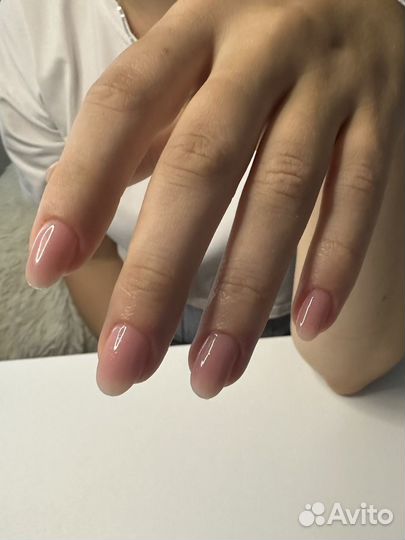 Наращивание ногтей, покрытие гель-лаком, Педикюр