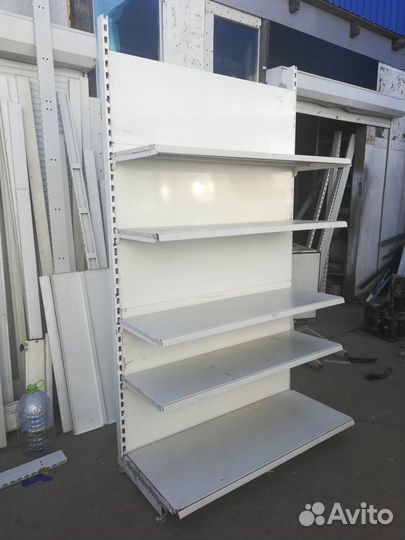 Стеллажи торговые пристенные
