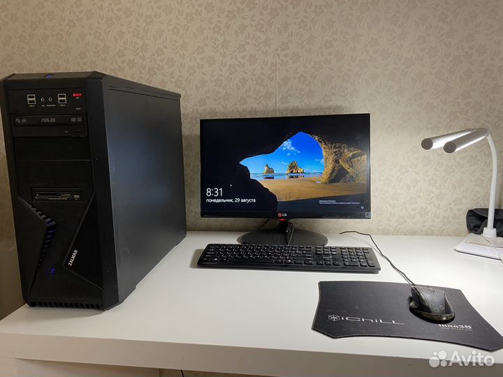 Компьютер в сборе i7 3,4 Ггц,озу16Gb,gtx1070ti 8Gb