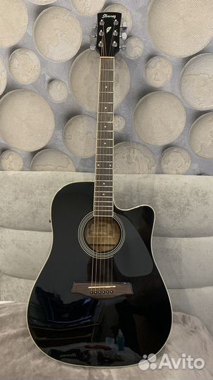 Электроакустическая гитара Ibanez PF15ECE BK