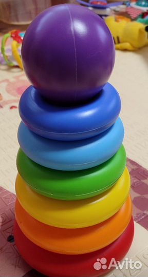 Пирамидка детска с толстым конусом