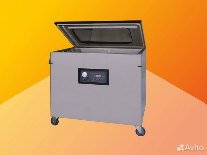 Напольный вакуумный упаковщик DZQ-1100/2L (нерж