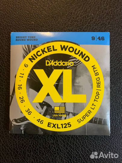 Струны для электрогитары D'Addario Оригинал