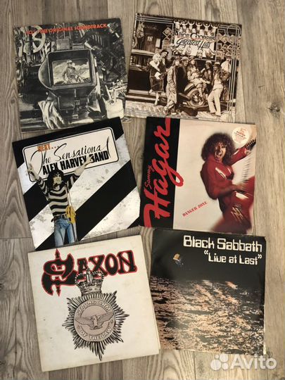Alice Cooper, Black Sabbath, Saxon и др, lp