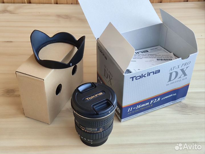 Tokina 11–16mm f2.8 (DX II) на Nikon